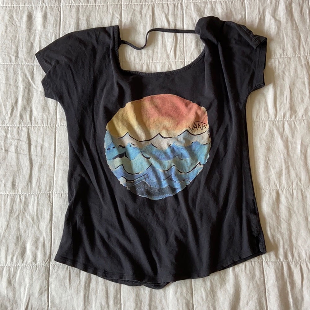 Vans Waves Open Back Tee Shirt